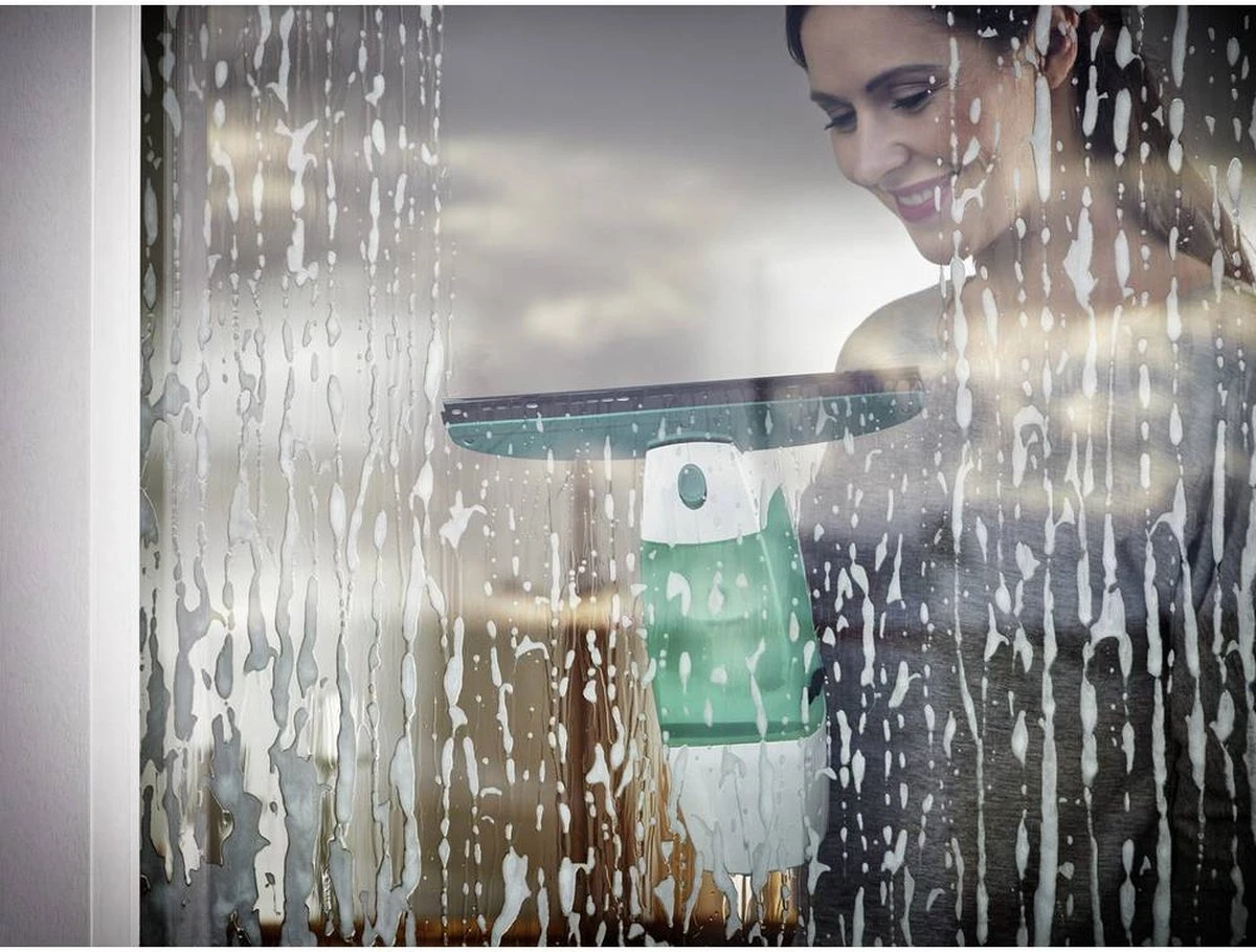 Leifheit Dry & Clean Ruitenreiniger Met Steel (43 Cm) En Inwasser Click System - Afbeelding 20