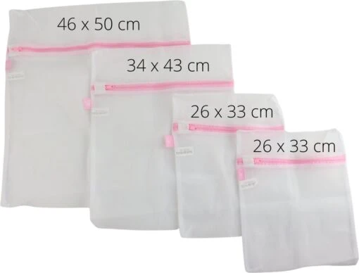 Merkloos Orange85 Waszakken 4 Stuks - 4 Maten - Lingerie - Bh - Schoenen - Schoenen - Afbeelding 2