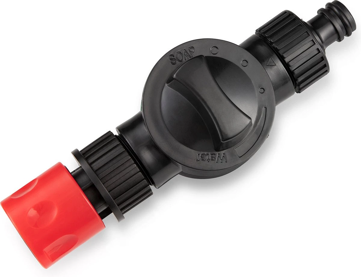 Umuzi Cleaning Telescopische Waterborstel - Uitschuifbare Schrobborstel Voor Ramen, Gevel En Huis - 1,3 Tot 4,6 Meter - Reiniger Met 4 Uitschuifbare Delen - Zeepdispenser Met Doseerknop - Afbeelding 4