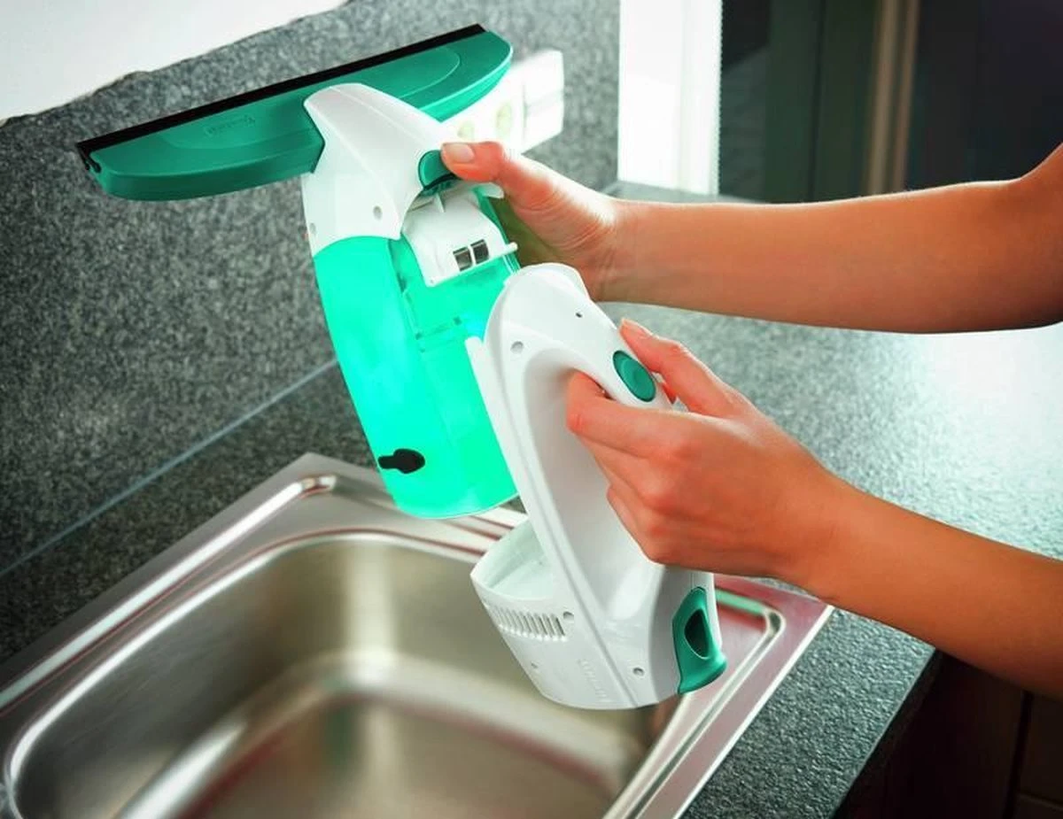 Leifheit Dry & Clean Ruitenreiniger Met Steel (43 Cm) En Inwasser Click System - Afbeelding 15