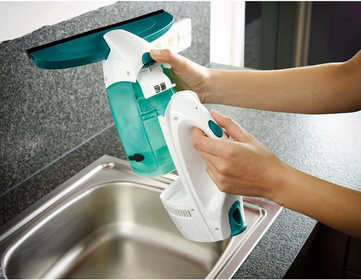 Leifheit Dry & Clean Ruitenreiniger Met Steel (43 Cm) En Inwasser Click System - Afbeelding 7