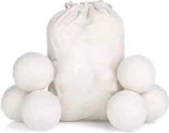 Merkloos 6 Stuks Wollen Droogballen - Wasdroger Ballen - Droogballen - Wasbal - Duurzaam -Huishoudelijke Artikelen Winkel 1200x947 1
