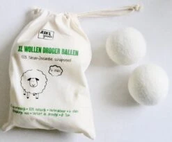 Jean's Goods Drogerballen - Droogballen - Wasdrogerballen - Wasdroger Ballen - Wasbol - Wasbollen - Wasballen - Energiebesparende Producten - Energiebesparend - Duurzaam Cadeau - RWS Wol - Zero Waste - Wasverzachter - Beige - 6 Stuks -Huishoudelijke Artikelen Winkel 1200x997