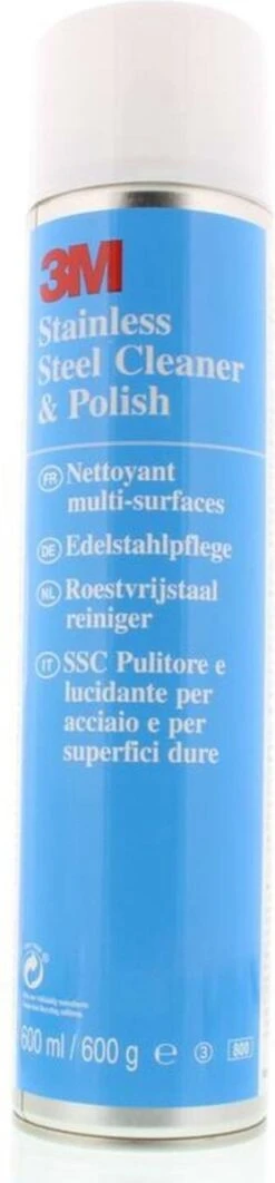 3M RVS Reiniger - 600 Ml -Huishoudelijke Artikelen Winkel 279x1200