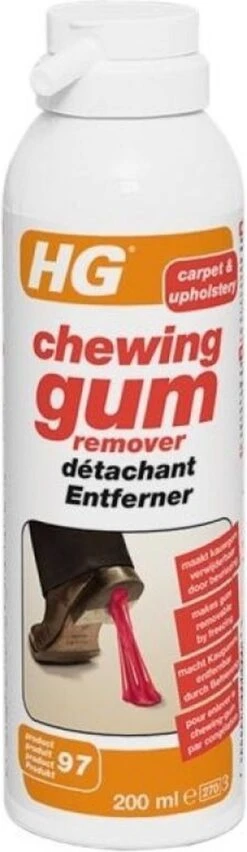 HG Chewing Gum Remover (HG Product 97) - 200ml - Bevriest Kauwgom -Huishoudelijke Artikelen Winkel 348x1200