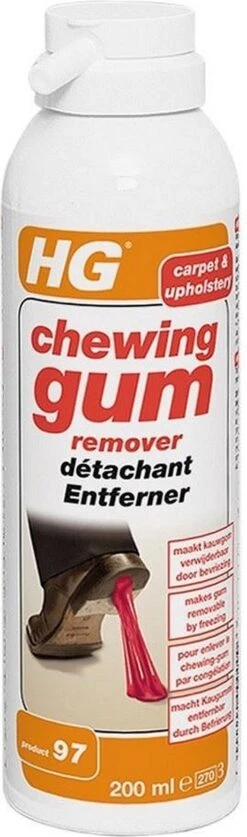 HG Chewing Gum Remover (HG Product 97) - 200ml - Bevriest Kauwgom -Huishoudelijke Artikelen Winkel 354x1200