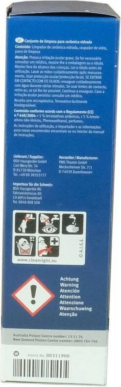 Bosch / Siemens Kookplaat Onderhoudsset - Onderhoudsset Voor Keramische Oppervlakken -Huishoudelijke Artikelen Winkel 377x1200 3
