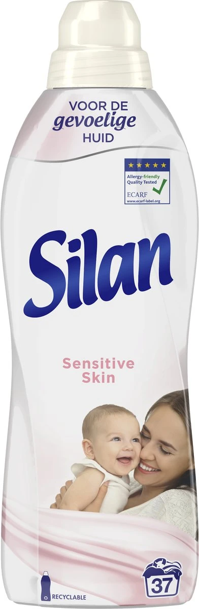 Silan Sensitive Wasverzachter - 6 X 37 Wasbeurten - Voordeelverpakking - Afbeelding 3