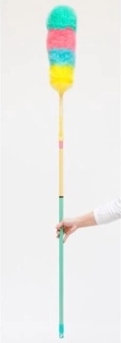 Merkloos Luxe Plumeaux Met Schroefsteel - Uitschuifbaar