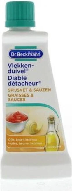 Dr. Beckmann Vlekkenduivel Spijsvet & Sauzen 50 Ml -Huishoudelijke Artikelen Winkel 458x1200