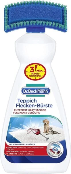Dr. Beckmann Tapijtvlekkenborstel - Tapijtreiniging - Tapijt Vlekverwijderaar Met Borstel - Schoon Tapijt - Dierenvlekkenverwijderaar