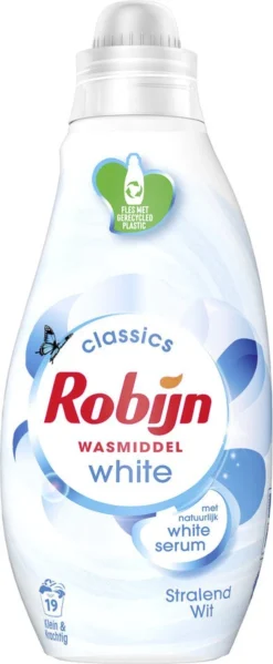 Robijn Klein & Krachtig Stralend Wit Vloeibaar Wasmiddel - 8 X 19 Wasbeurten - Voordeelverpakking -Huishoudelijke Artikelen Winkel 495x1200 13