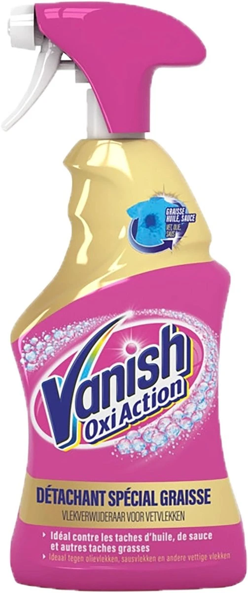Vanish Oxi Action Gold Vlekverwijderaar Spray - 500ml X2 - Afbeelding 3