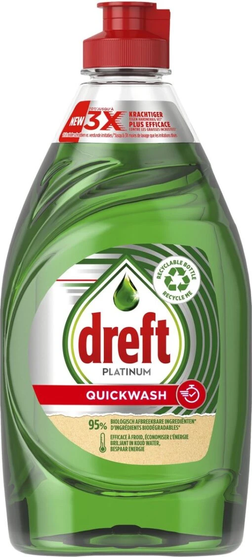 Dreft Platinum - Quickwash - Original - Vloeibaar Afwasmiddel - Voordeelverpakking 10 X 350 Ml - Afbeelding 7