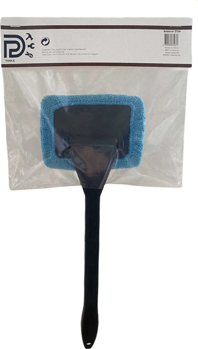 PD® - Raamwisser - Raamtrekker - Raamwisser Auto - Microvezeldoek - Anti Condens - Wisser Voor Condens Op Ruiten / Ramen. - Afbeelding 8