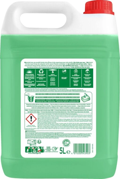 Ajax® Ajax Allesreiniger Limoen 2 X 5L - Voordeelverpakking - Afbeelding 2