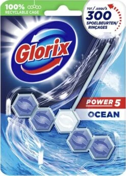 Glorix Power 5 Toiletblokken - Ocean - 9 Stuks - Halfjaarbox - Voordeelverpakking -Huishoudelijke Artikelen Winkel 861x1200 3