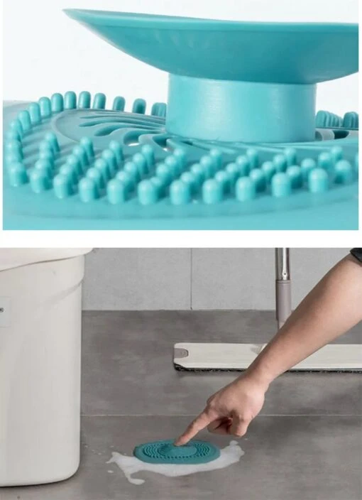 Luxe Doucheputje Afvoer Plug Zeef Stopper Stop - Universele Haarfilter Haarvanger Gootsteenstop Afvoerstop Onderdeel Afvoerputje Stopper Putje Rooster Voor Wastafel Gootsteen Spoelbak Bad Douchebak Keuken Wasbak Badkuip Aanrecht - Siliconen - Geel - Afbeelding 4