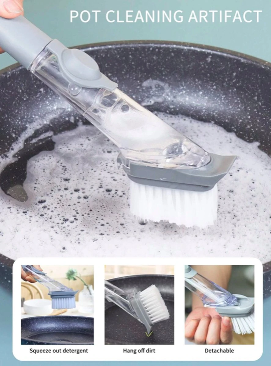 OXO Good Grips Afwasborstel Met Zeepdispenser - Afbeelding 6