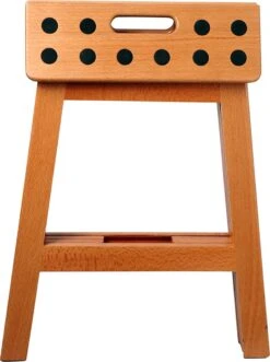 PUHLMANN - Inklapbare Kruk, JAMES, Hout, 41 Cm Hoog, Max 150 Kilo -Huishoudelijke Artikelen Winkel 895x1200