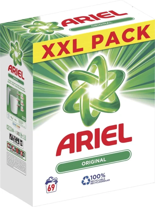 Ariel Waspoeder Original Wit - Wasmiddel - 69 Wasbeurten - Voordeelverpakking - Afbeelding 8