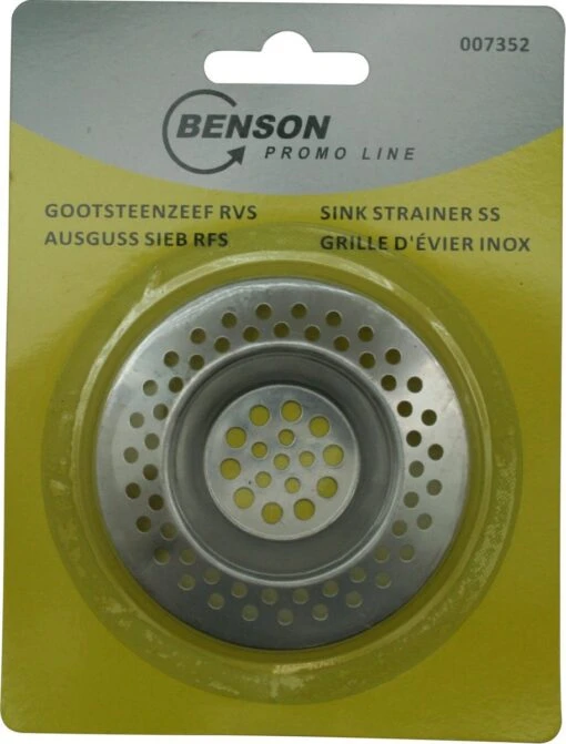 Benson Gootsteenzeef Rvs Op Kaart - Afbeelding 3