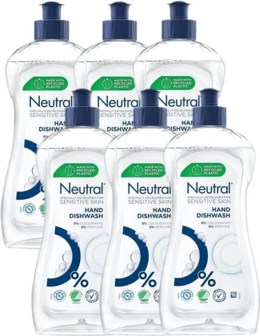 Neutral Afwasmiddel - Voordeelverpakking 6 X 500 Ml - Afbeelding 2