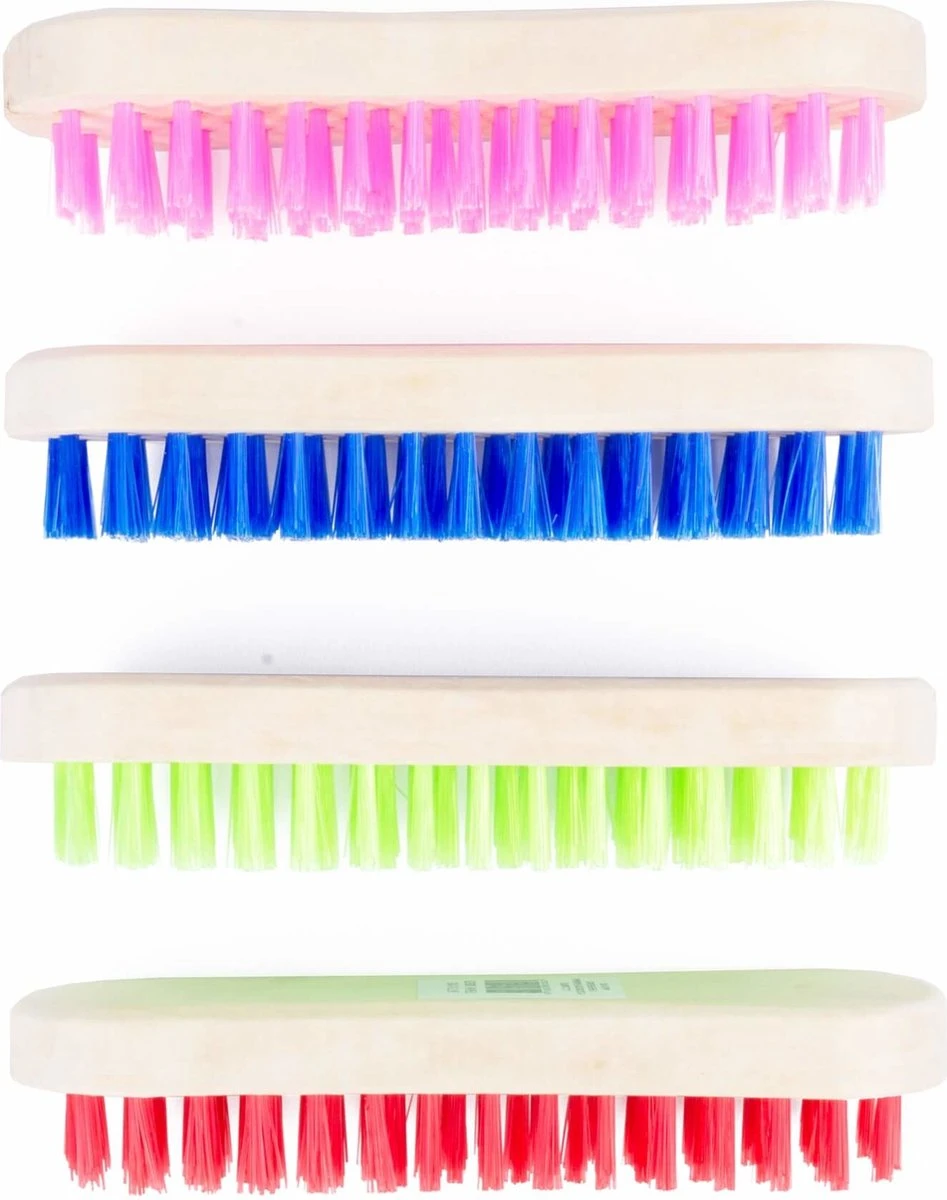 Benson Schrobborstel Hout - Mix Kleur - Prijs Per Stuk