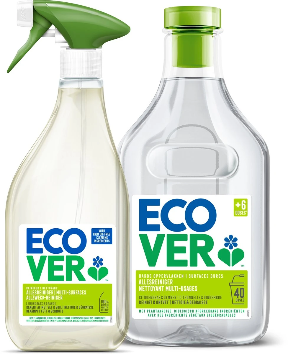 Ecover - Allesreiniger - Citroengras & Gember - Voordeelverpakking 6 X 1 L - Afbeelding 8