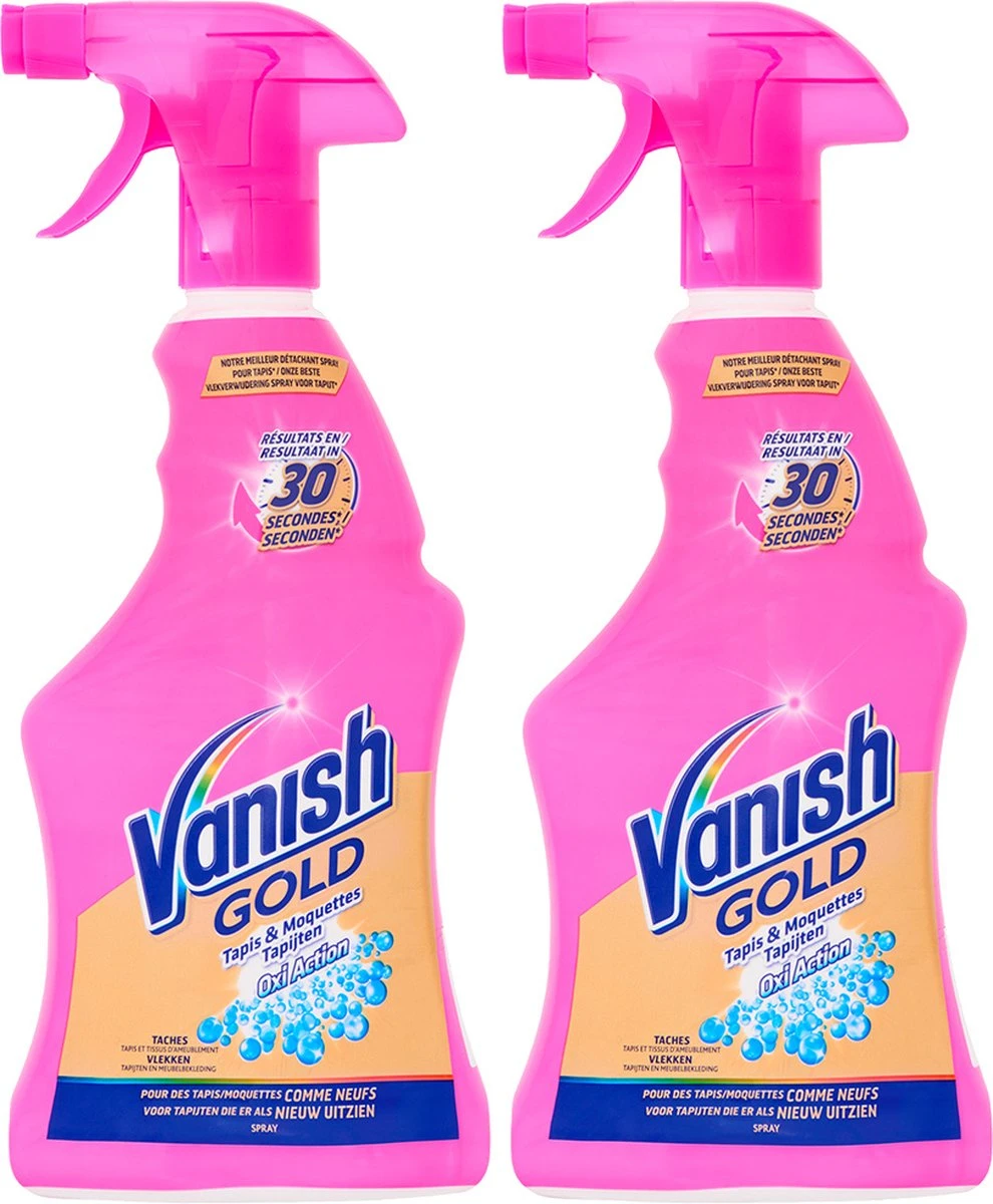 Vanish Oxi Action Gold Vlekverwijderaar Spray - 500ml X2 - Afbeelding 2